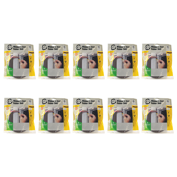 10PK ESP Window & Door Rubber P-Shaped Weather Seal Brown Kitchen DIY 6x9mm