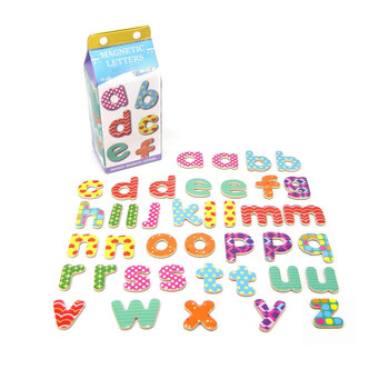 Kaper Kidz Milk Carton Wooden Magnetic Letters