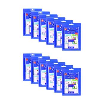 12PK Learning Can Be Fun Brain Teasers Kids Activity Pad 45 Puzzles 5y+ 60 Pages