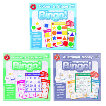Learning Can Be Fun Geometry/Maths Bingo Kids Learning/Educational Game Set 6y+