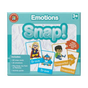 Learning Can Be Fun Emotions Snap! 80 Cards Identify Feelings Kids Game 3y+