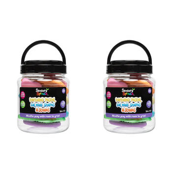 2x 12pc Sensory Sprouts Textured Calming Shapes & Stones Kids Toy Pastel