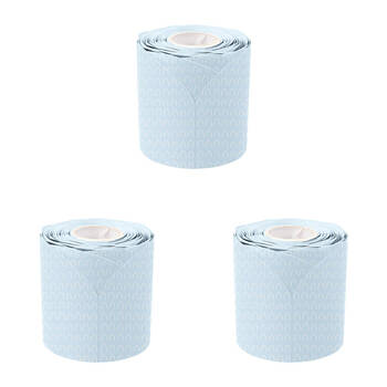 3PK Learning Can Be Fun Blue Patterned Rolled Scalloped Border 6.5 x 15.2cm