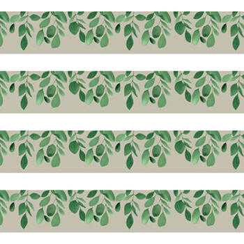 4x 12pc Learning Can Be Fun Eucalyptus Essentials Magnetic Border Pack 60x4cm