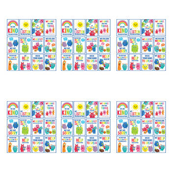 6x 12pc Learning Can Be Fun Giggle & Grow Classroom Rules Poster Set 21x30cm