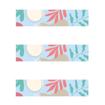 3x 12pc Learning Can Be Fun Growing Minds Border Pack 90cm x 7.5cm