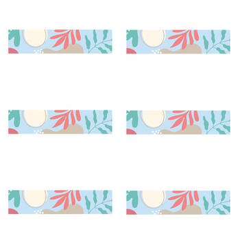 6x 12pc Learning Can Be Fun Growing Minds Border Pack 90cm x 7.5cm