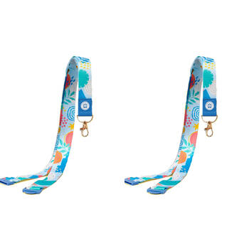 2PK Learning Can Be Fun Growing Minds Teacher ID/Keys Lanyard 42cm