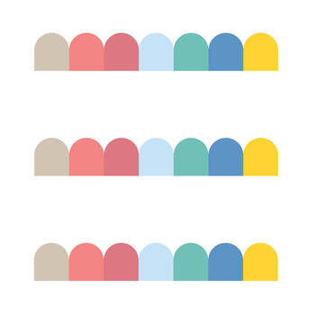 3x 12pc Learning Can Be Fun Growing Minds Scalloped Border Pack 90 x 7cm