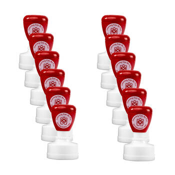12PK Learning Can Be Fun You're Berry Good At This Self-Inking Merit Stamp Red