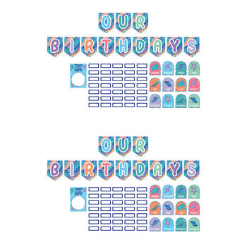 2x 73pc Learning Can Be Fun Birthday Bulletin Board Set Ocean Country