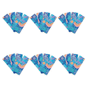 6x 32pc Learning Can Be Fun Ocean Country First Nations Bookmarks 15x5cm