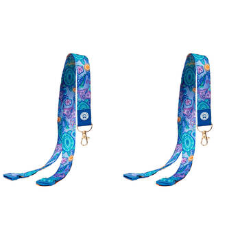 2PK Learning Can Be Fun Ocean Country Teacher ID/Keys Lanyard 42cm