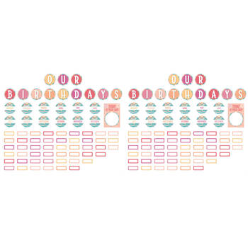 2x 73pc Learning Can Be Fun Birthday Bulletin Board Set Sacred Country