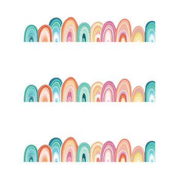 3x 12pc Learning Can Be Fun Sacred Country Die-Cut Border Pack 90 x 8.5cm