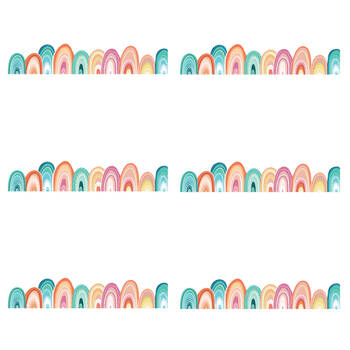 6x 12pc Learning Can Be Fun Sacred Country Die-Cut Border Pack 90 x 8.5cm