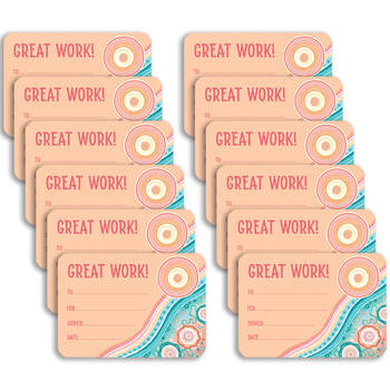 12x 30pc Learning Can Be Fun Sacred Country Great Work Certificates A5