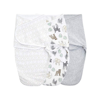 3pc Aden & Anais Essentials Wrap Swaddle Toile Size 0-3m