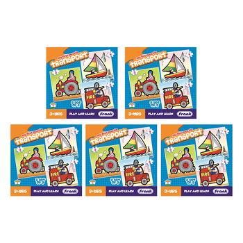 5PK Frank Educational My First Puzzle Transport 12.5cm Jigsaw Game 3+