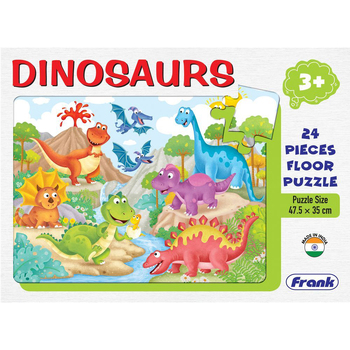 24pc Frank Educational Floor Jigsaw Puzzle Dinosaur 3+