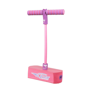 Flybar Jump & Squeak Pogo Kids Bounce Toy 3y+ Pink