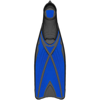 Mirage Unisex Fathom Diving & Snorkelling Dive Fins Extra Small Blue