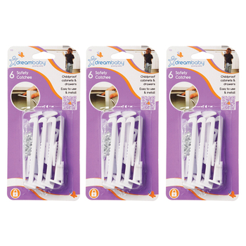 18pc Dreambaby Baby Safety Safety Catches White