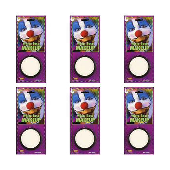 6PK Grease White Makeup Effects Halloween Cosplay Accessory