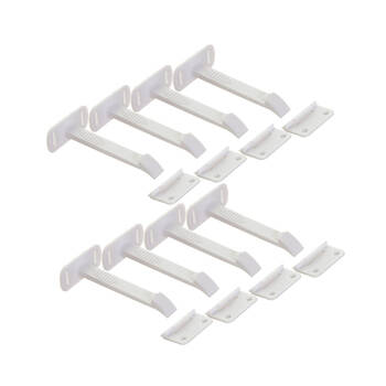 8pc Dreambaby Adhesive Safety Latches Long Child Cabinet/Drawer Lock