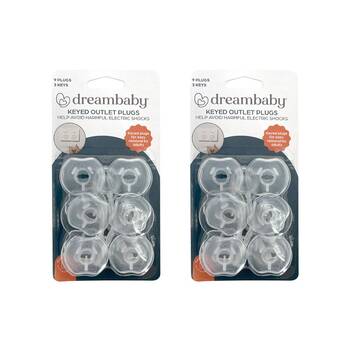 18pc Dreambaby Baby Safety Keyed Outlet Plugs w/3 Keys Clear For AU/NZ Plugs