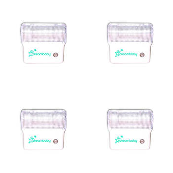 4PK Dreambaby Fluoresent Auto-Sensor Night Light Child Bedroom Lighting