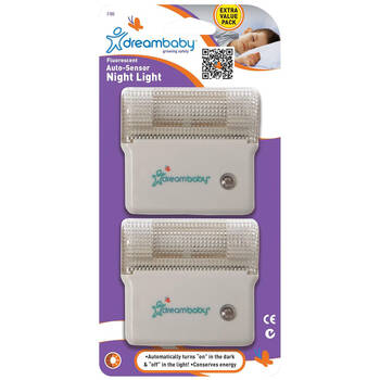 2pc Dreambaby Fluoresent Night Light Child Bedroom Lighting