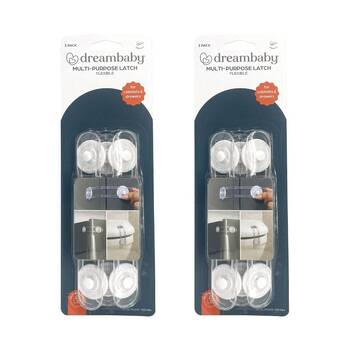 6pc Dreambaby Multi Purpose Baby Safety Door Latches