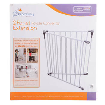 Dreambaby 2 Panel Royale Converta Extension For F849 120cm - White