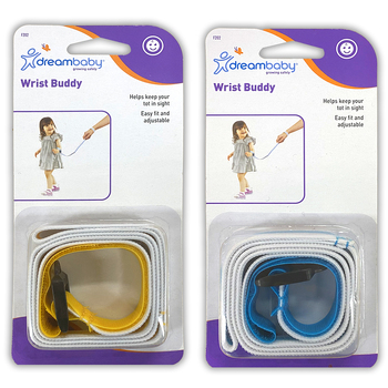 2PK Dreambaby Baby Safety Wrist Buddy Assorted