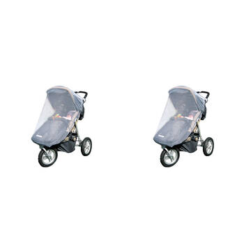2PK Dreambaby Stroller Insect/Mosquito Netting - White