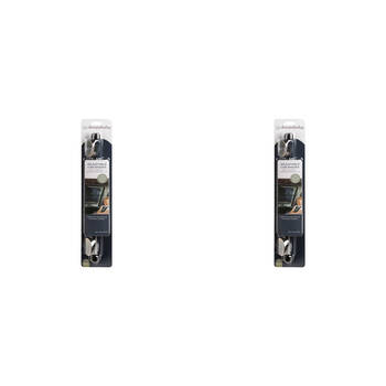 2PK Dreambaby Adjustable Car Window Shade Rollup - White