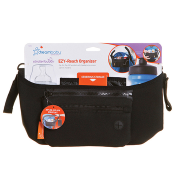 Dreambaby Strollerbuddy Ezy-Reach Organiser Bag Black
