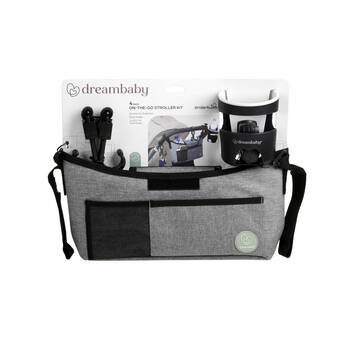 Dreambaby On-The-Go Stroller Bag Combo Kit - Grey/Denim