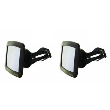 2PK Dreambaby Adjustable Car Backseat Mirror 24x20cm - Black