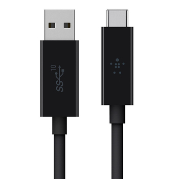 Belkin 1m USB 3.1 USB-C to USB-A 3.1 Cable - Black 