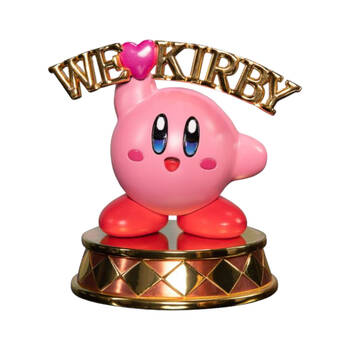 Kirby We Love Kirby Metal Diecast Statue 10.5x10cm - Pink