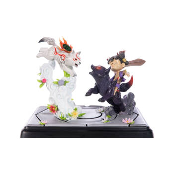 Okami Chibiratsu vs Dark Chibiratsu & Possessed Kuni Statue