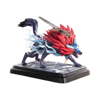 Okami - Oki (Wolf Form) Resin Statue Action Figure Toy
