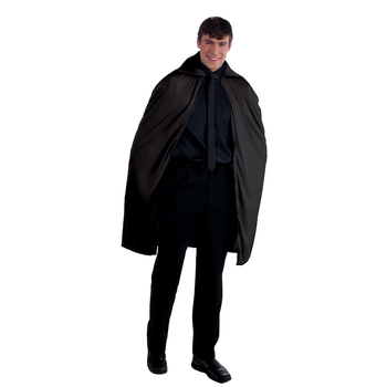 2PK Rubies 114cm Fabric Black Cape Halloween Costume/Outfit - Adult