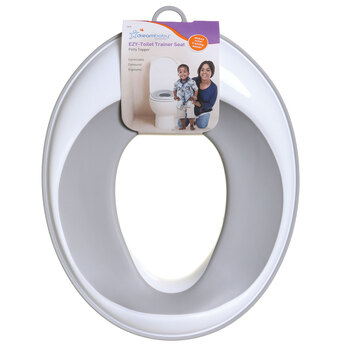 Dreambaby EZY-Toilet Trainer Seat Potty Topper Baby 12m+ Grey