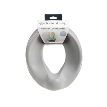 Dreambaby Soft Potty Training Toilet Cushion Seat 26x32cm - Grey