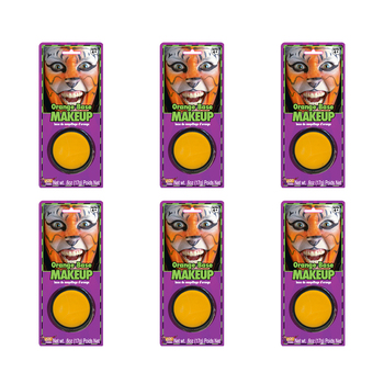 6PK Grease Makeup Effects Halloween Cosplay Accessory Orange