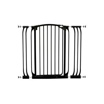 Dreambaby Xtra-Tall Security Gate 1M w/ 9/18cm Extension Set - Black