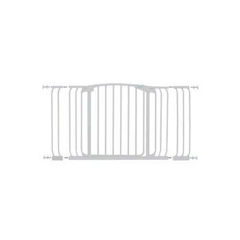 Dreambaby Hallway Security Gate 108cm w/ 9/18cm Extension Set - White